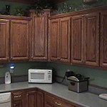 Oak Cabinets in Kitchen